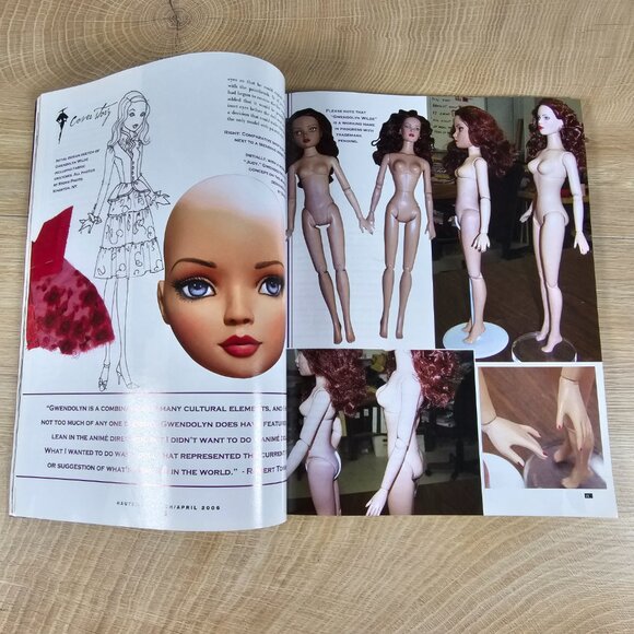 Haute Doll Magazine Tonner Gwendolyn Wilde April 2006 Volume 3 Issue 2 - Picture 8 of 8